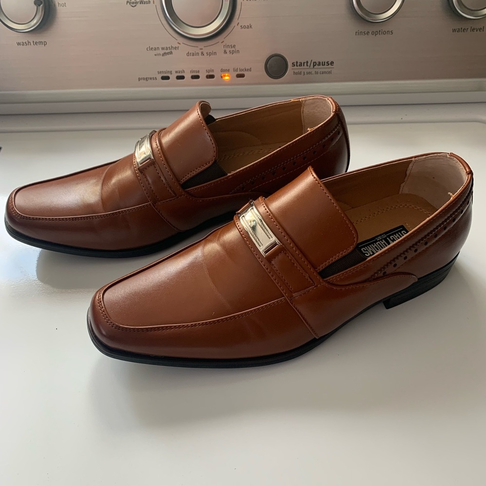 Stacy Adams Boys size 6.5 dress shoes